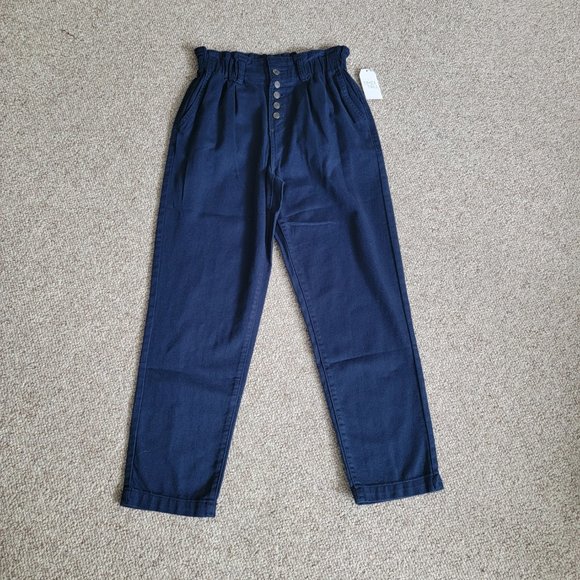 NWT Time and Tru Women's Paperbag Pants Size 6 - Picture 2 of 8